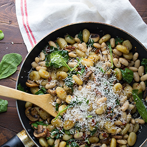 Pan Fried Gnocchi with Sundried Tomatoes and White Beans | Paperny Family JCC