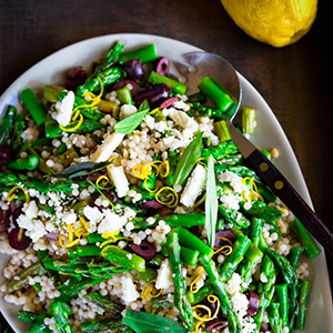 Spring Asparagus Salad with Israeli Couscous | Paperny Family JCC