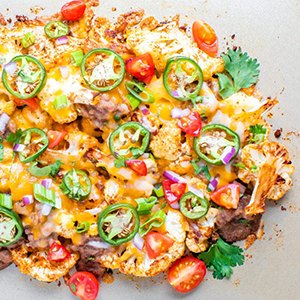 Loaded Cauliflower Nachos | Paperny Family JCC