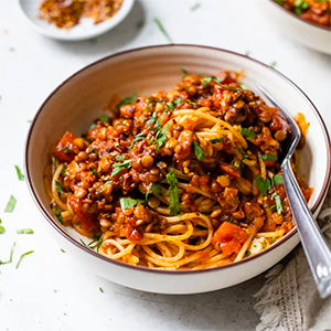 Lentil Bolognese | Paperny Family JCC