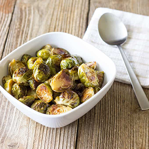 Maple Roasted Brussels Sprouts | Paperny Family JCC